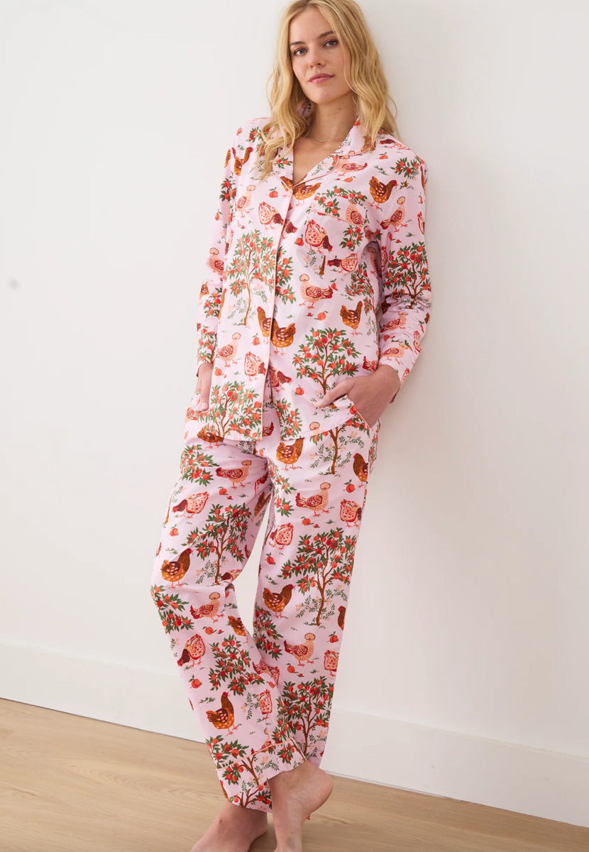 m*様 【新品】house on the hill Pajamas Ballet Hen House Long PJ Set in Ballet Pink – Our Life by Stella's
