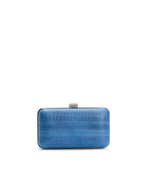 Myrti Small Embossed Leather Clutch
