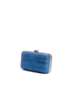 Myrti Small Embossed Leather Clutch