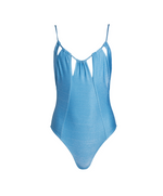 Mermaid Swimsuit in Metallic Teal