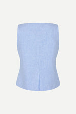 Saloves Vest in Bel Air Blue Mel.
