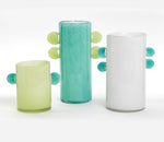 Colored Hand Blown Vase (small)