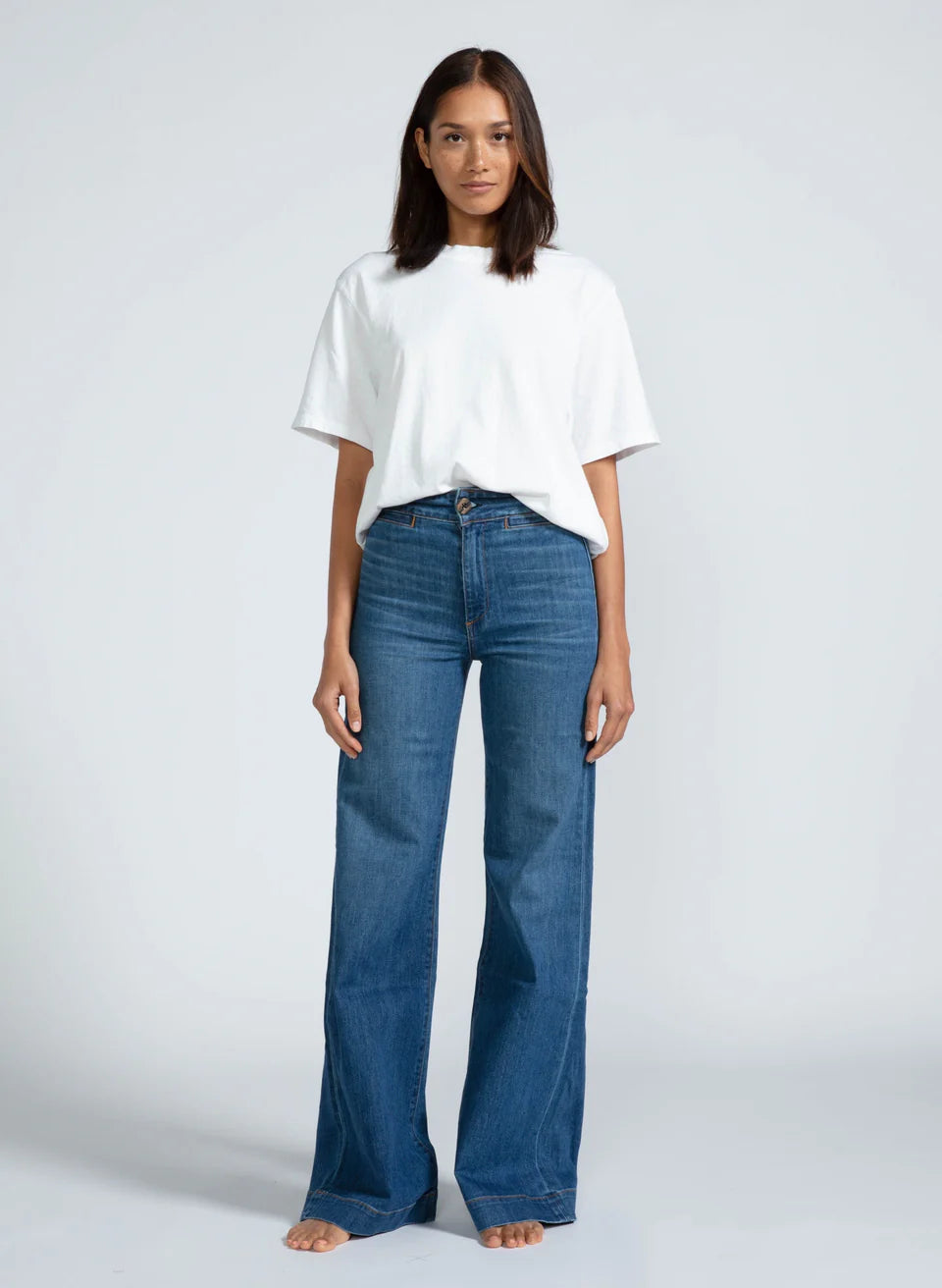 Brighton Wide Leg in Mercury