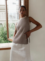 Wesley Tank in Silver Mink