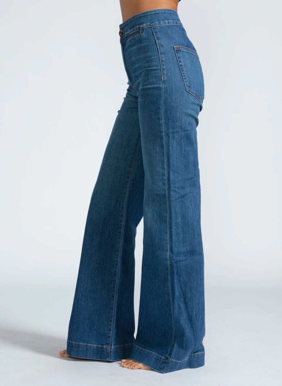 Brighton Wide Leg in Mercury