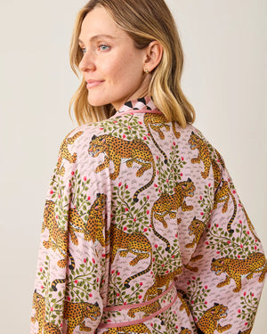 Bagheera- Satin Robe- Blush