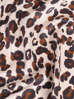 “Spot Chic” Silk Bandana Scarf- Leopard- Blush Leopard