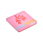 Acrylic Coaster, Palm Beach Set of 4 with holder