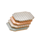 Boxed Coaster Set, Rattan