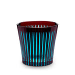 Prism Ice Bucket and Tongs in Bordeaux