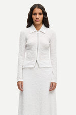 Sadaisy Zip Blouse in White