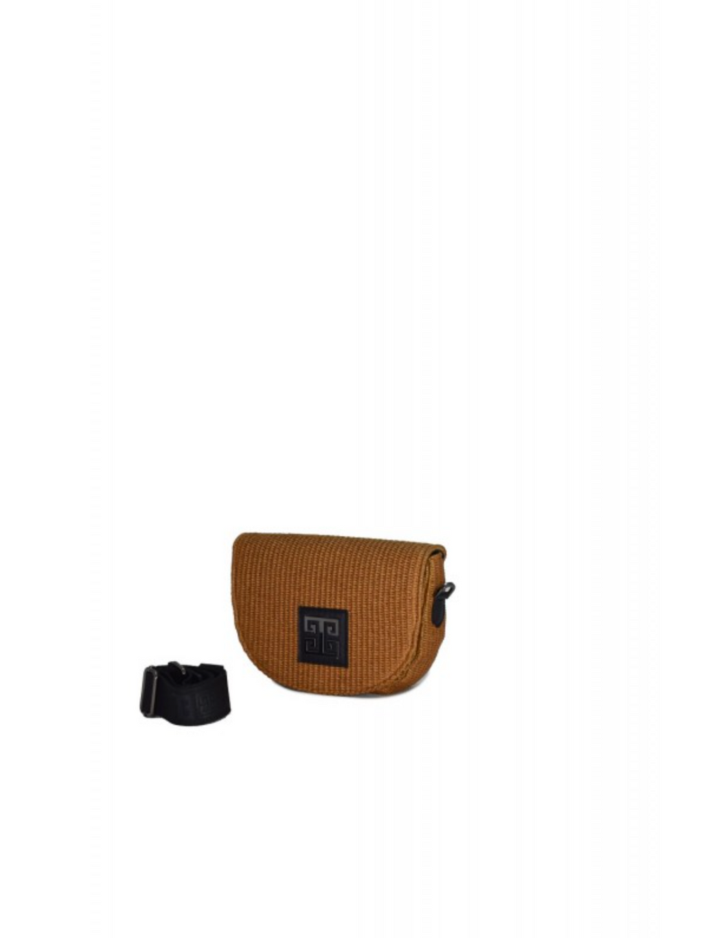 Ivy Crossbody Bag in Exclusive Natural - Black Strap