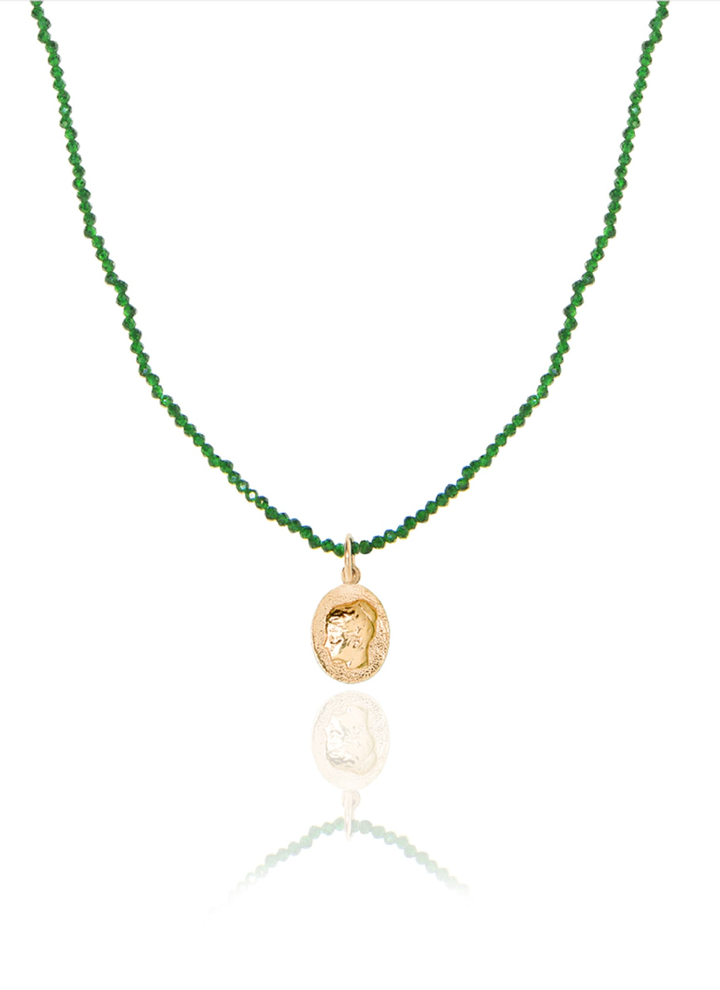 Ygieia Emerald Crystal Necklace