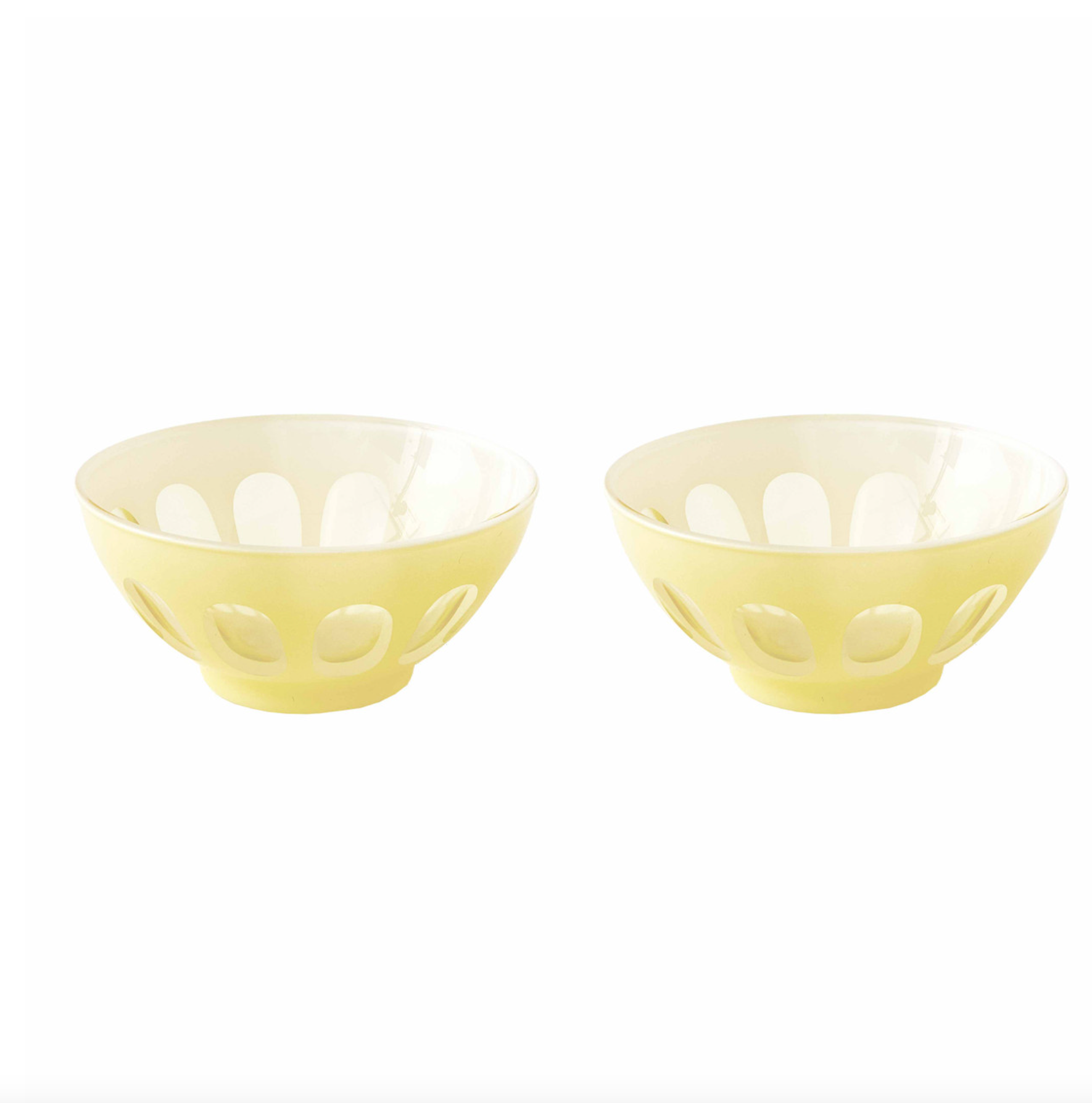 Rialto Glass Bowl in Crème