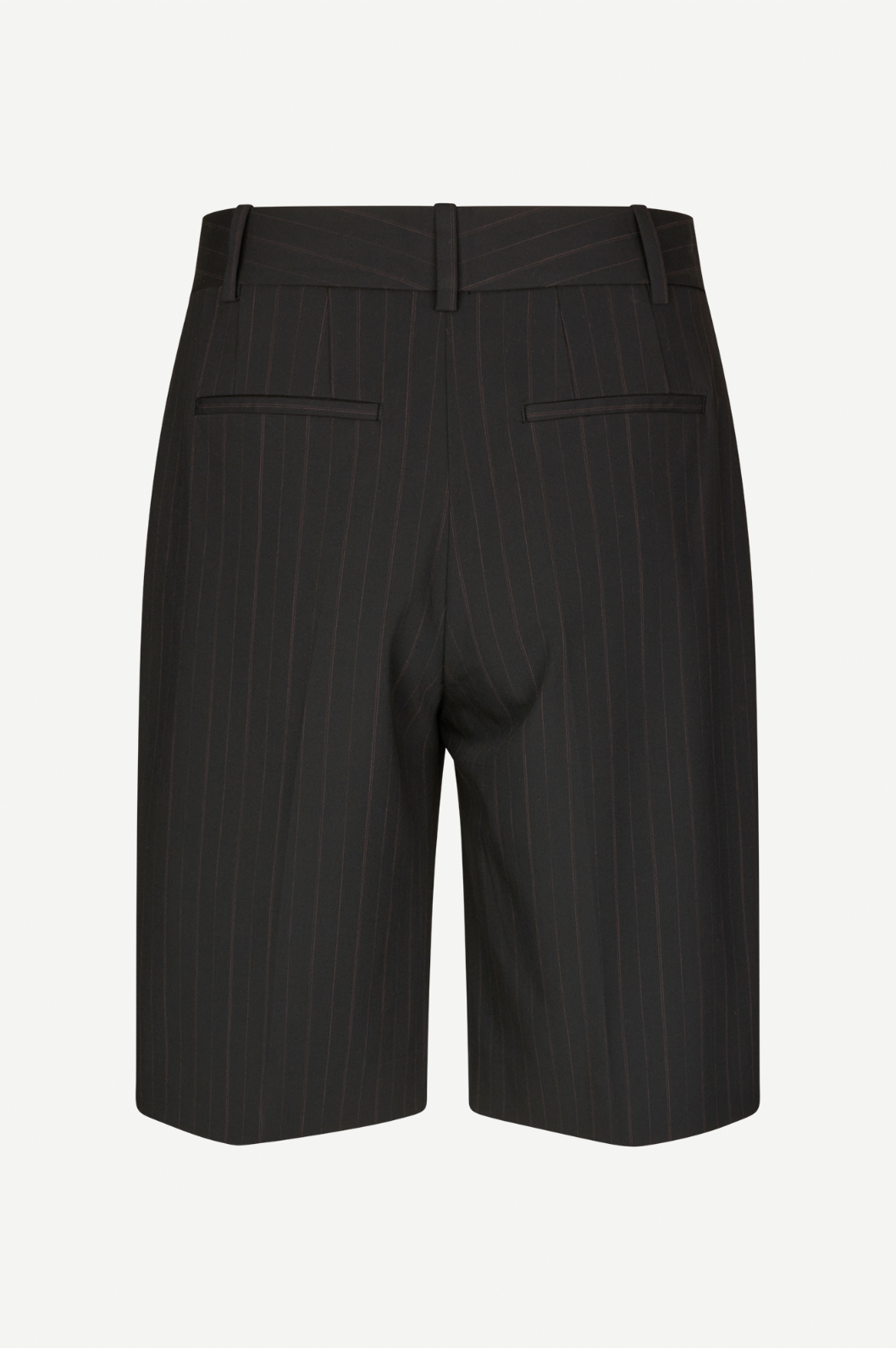 Sahaveny Shorts in Black Pinstripe