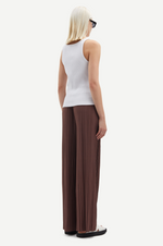 Uma Trousers in Brown Stone
