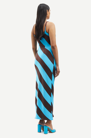 Sunna Dress in Swim Cap Stripe