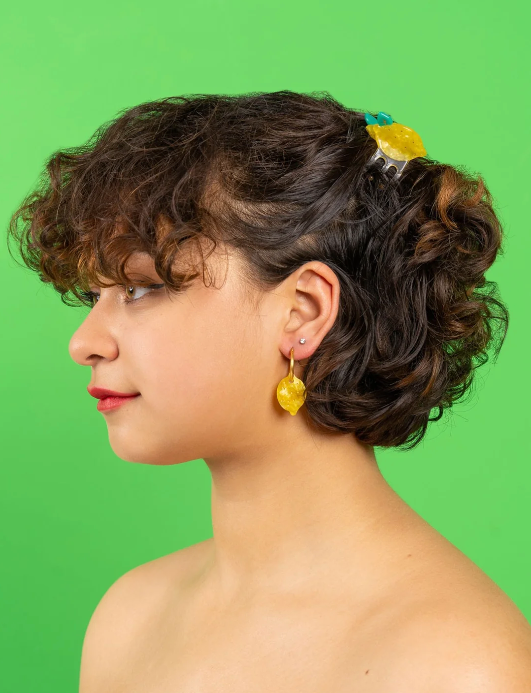 Lemon Mini Hair Claw