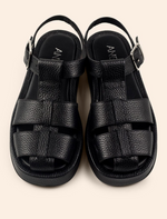 Fisherman Sandal in Black