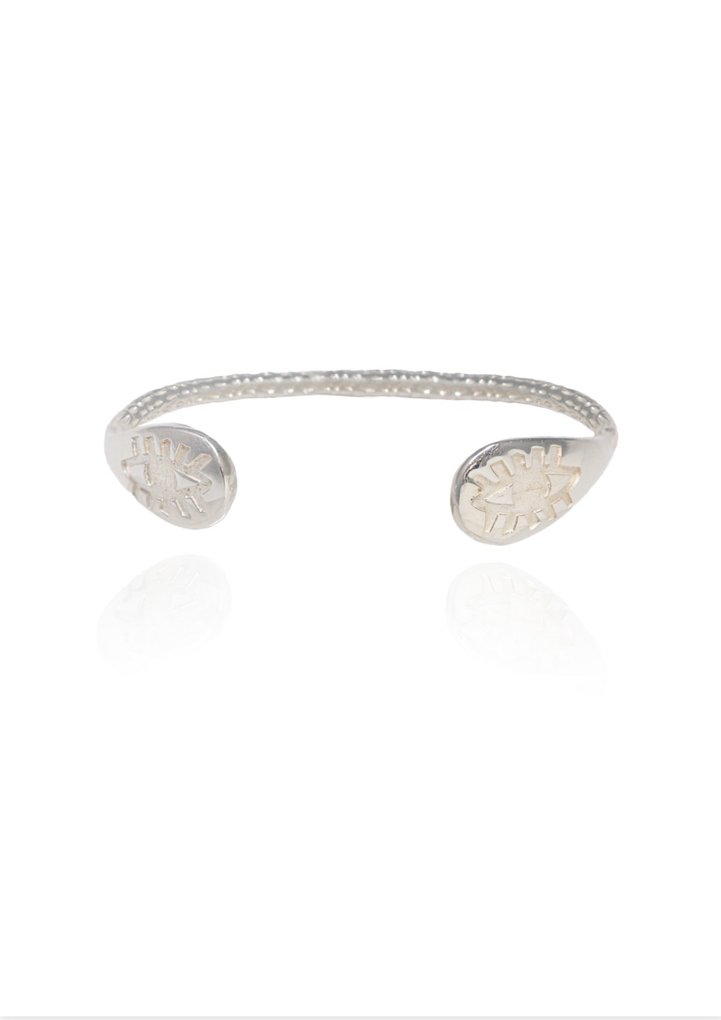 Delian Large Cuff in Sterling Silver