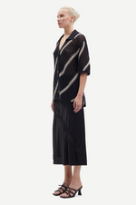 Saisha Shirt in Black Stripe