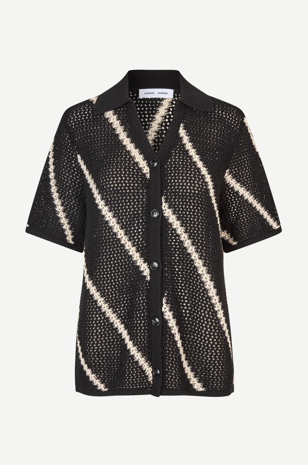 Saisha Shirt in Black Stripe