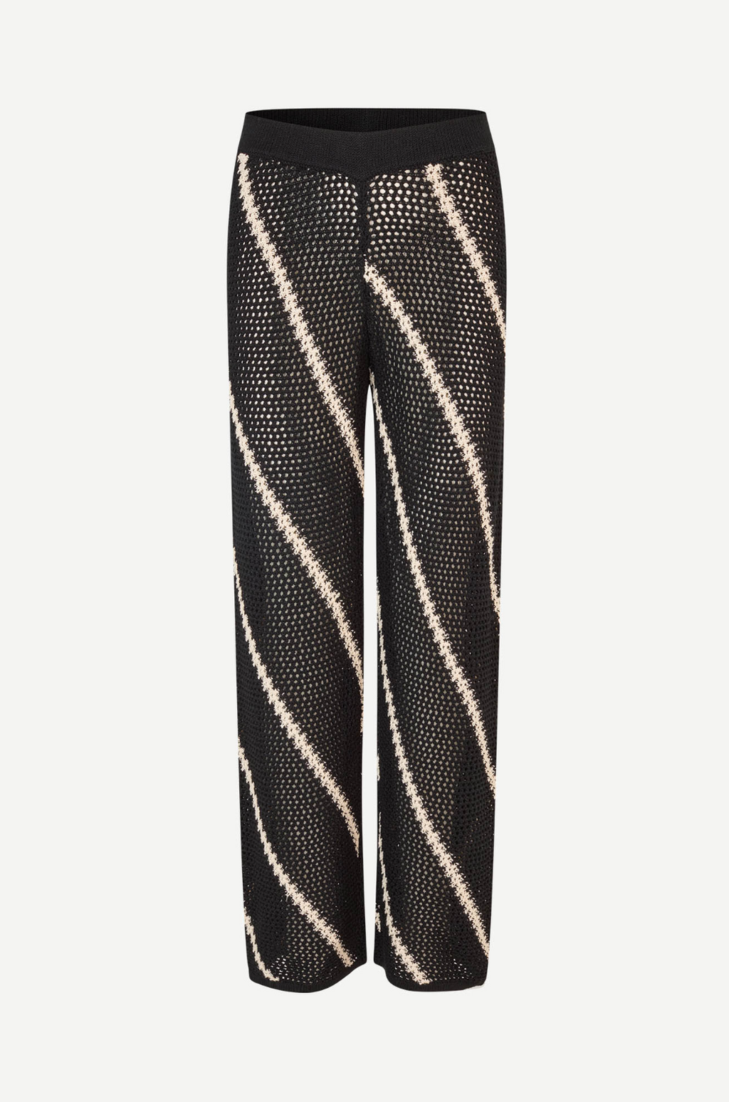 Saisha Trousers in Black Stripe