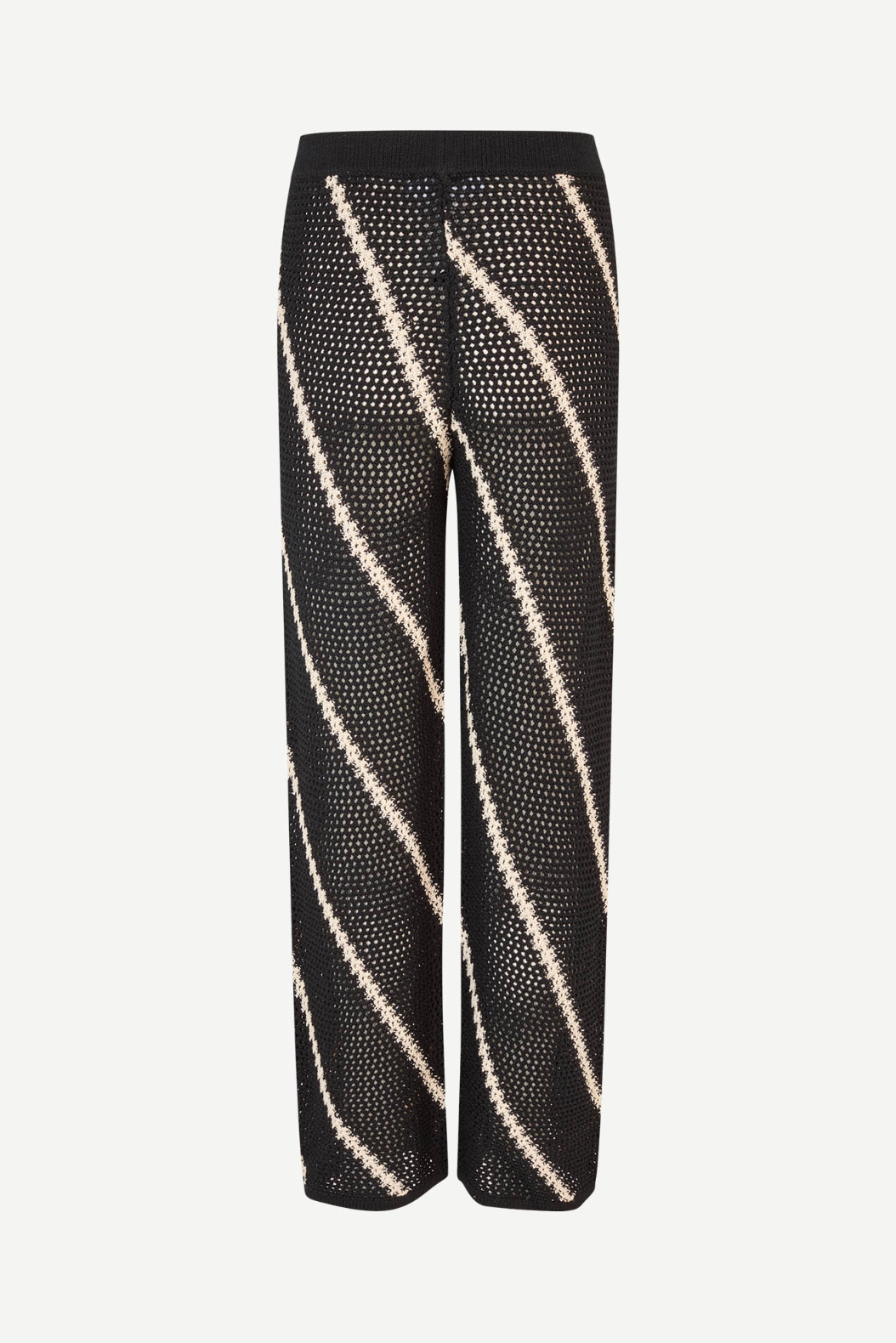 Saisha Trousers in Black Stripe