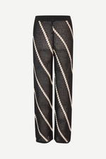 Saisha Trousers in Black Stripe