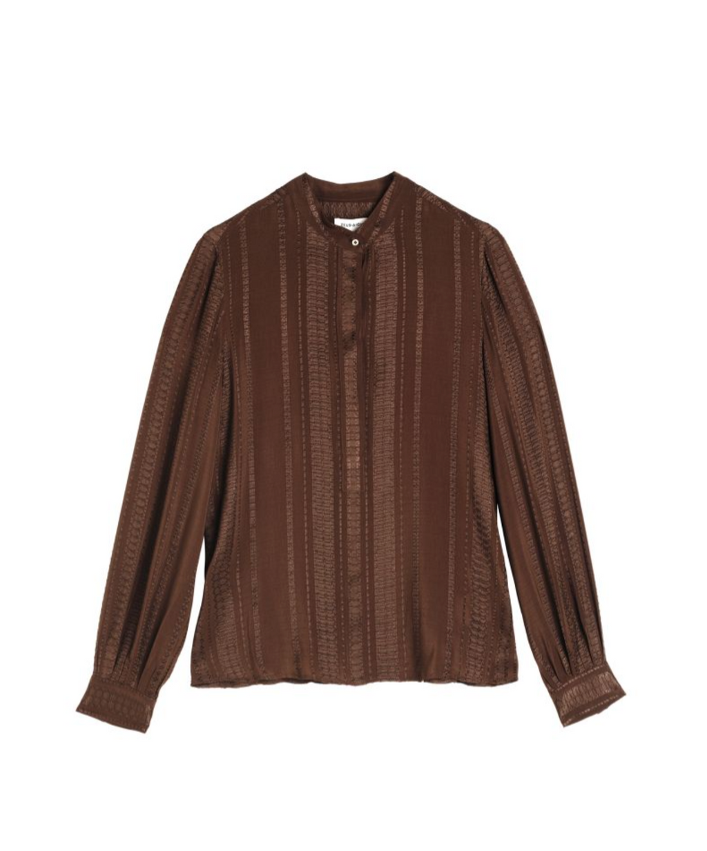 Hera Blouse in Brown