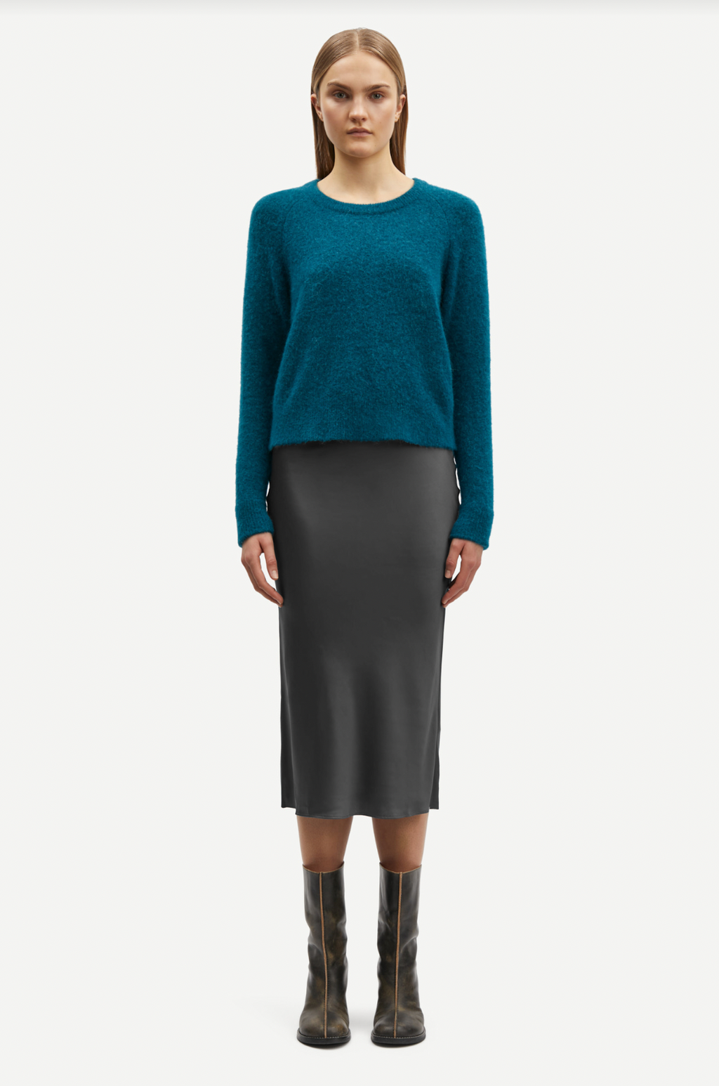 Saagneta Skirt in Black Oyster