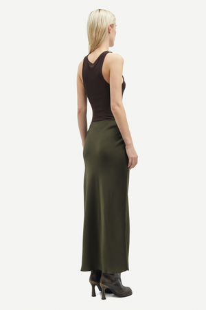 Saagneta Long Skirt in Forest Night