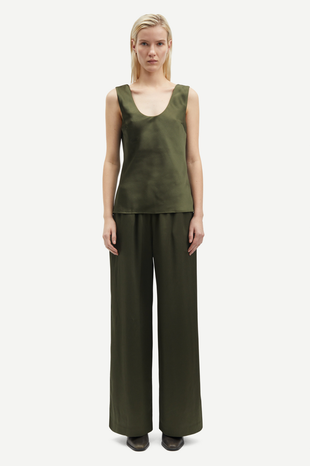 Sahelena Trousers in Forest Night