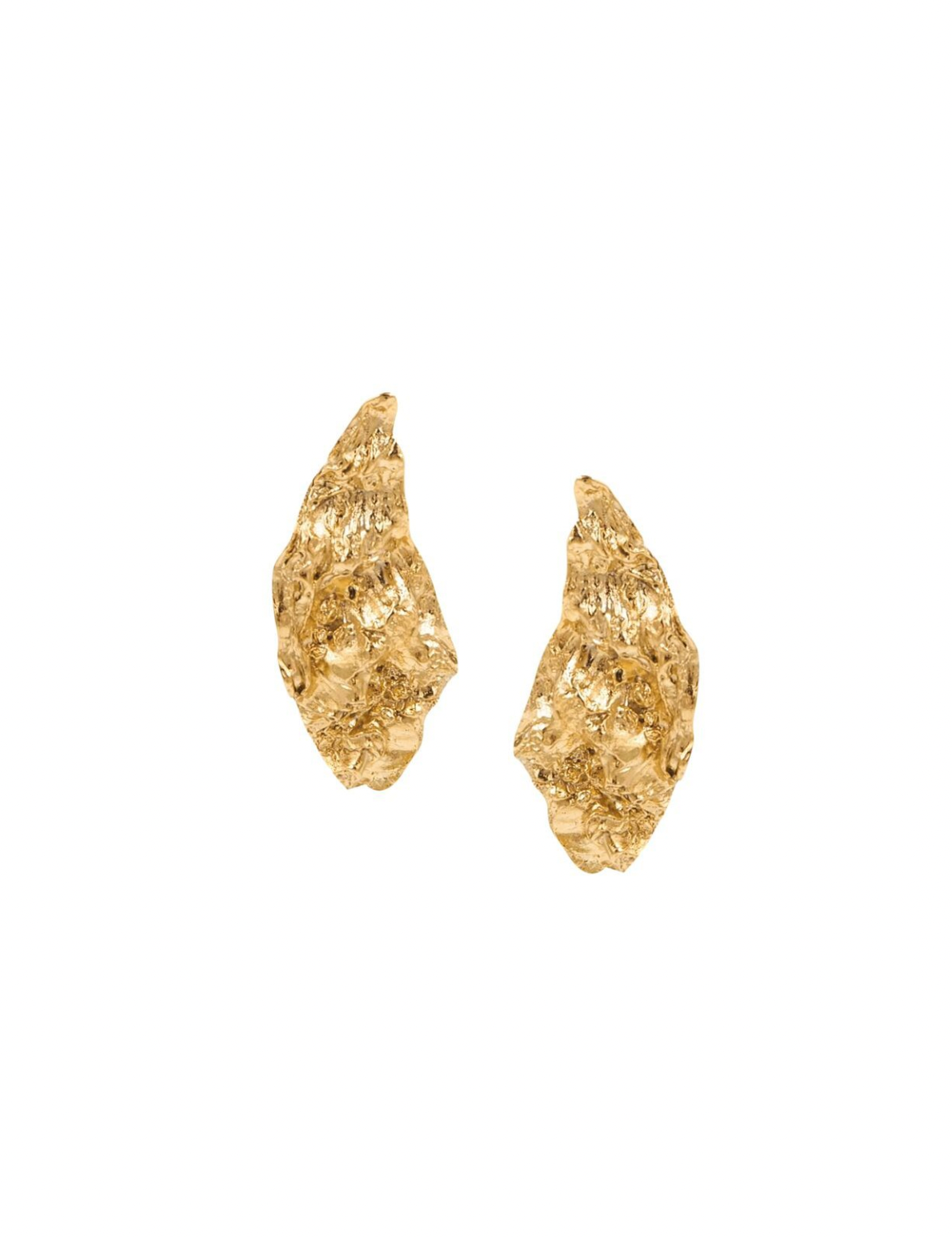 Melies Nebula Symmetrical Large Earrings- Gold