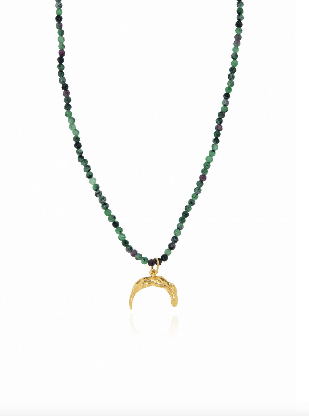 Melies Tusk Rubyzoesite Necklace