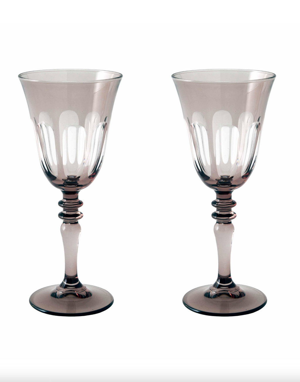 Rialto Wine Glass in Smoke