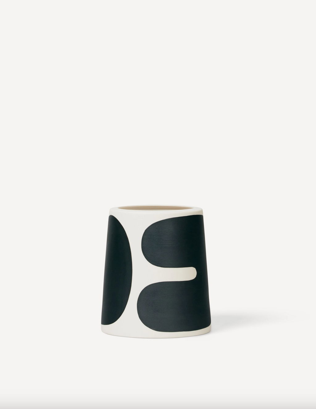 Canyon Color Block Pillar Vase- Black