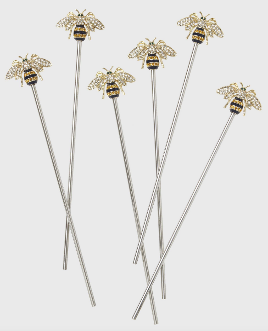 Stripey Bee Swizzle Sticks