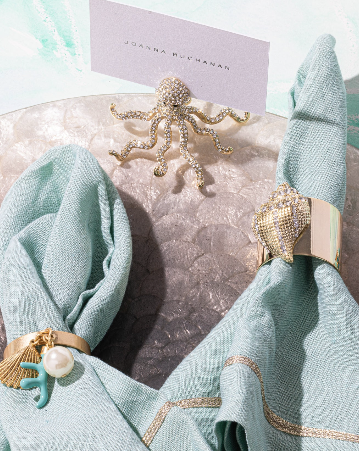 Octopus Placecard Holders- Set of 2