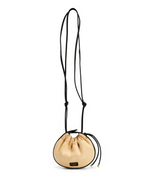 Ilione Mini Circular Raffia Shoulder Bag