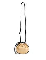 Ilione Mini Circular Raffia Shoulder Bag