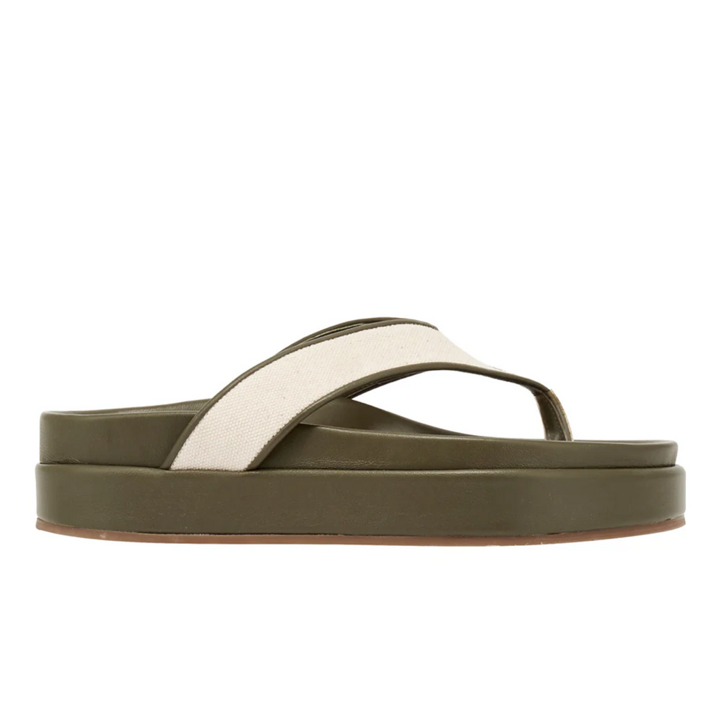 Charys 2flatform in Khaki/ Natural