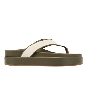 Charys 2flatform in Khaki/ Natural