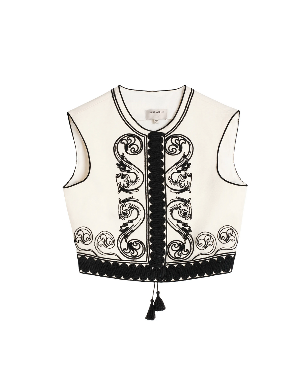 Kymata Embroidered Vest