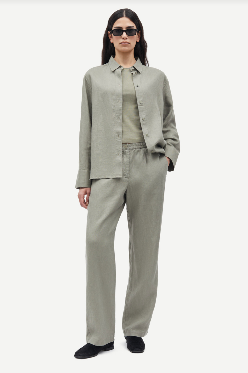 Satove Trousers in Vetiver