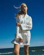 Emma Tunic in Delft Tile