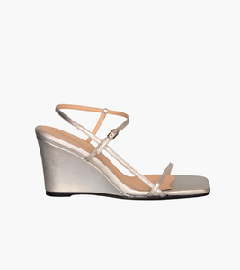 Esme Wedges in Silver