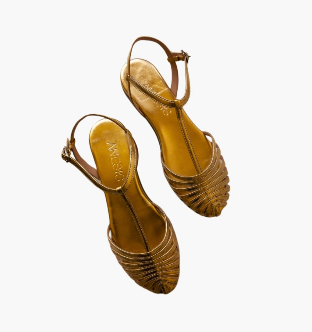 Carol Flat in Gold