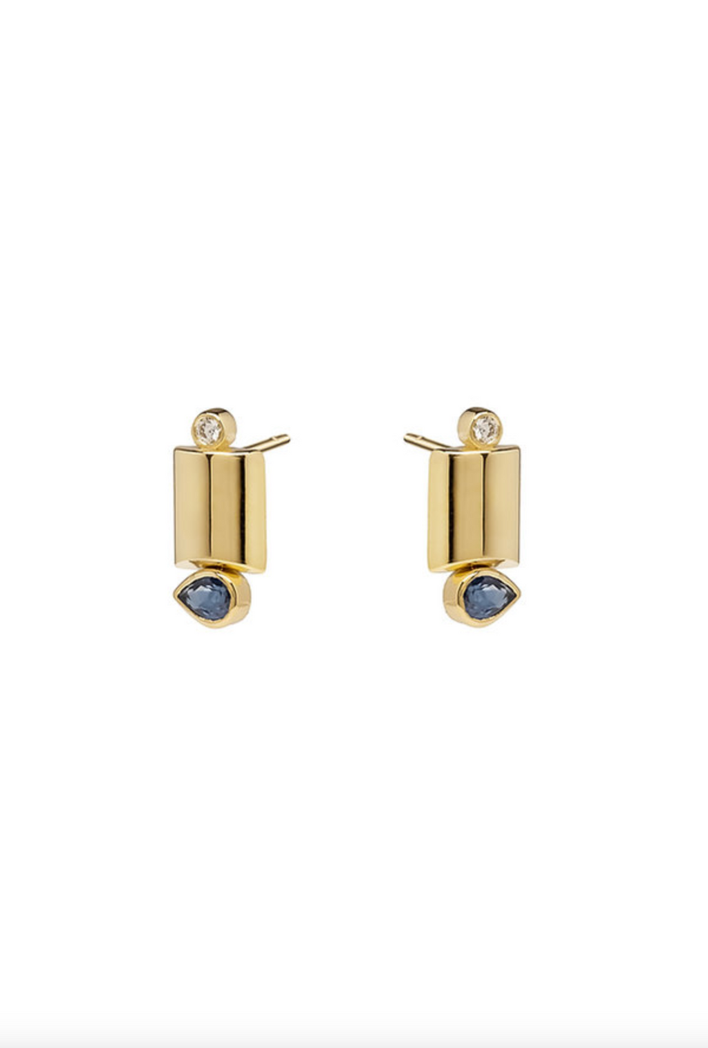 Shiny Curved Kion Earrings
