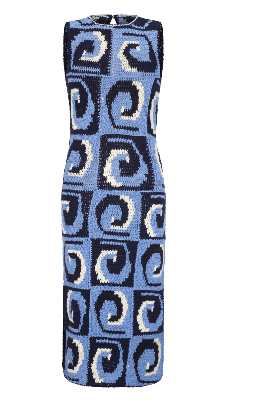 Lea Dress in Cerulean
